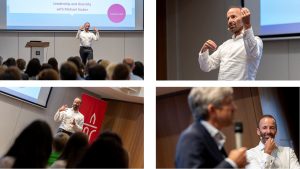 four pictures from the IMS event on Leadership and Diversity at Spuerkeess in Luxembourg 